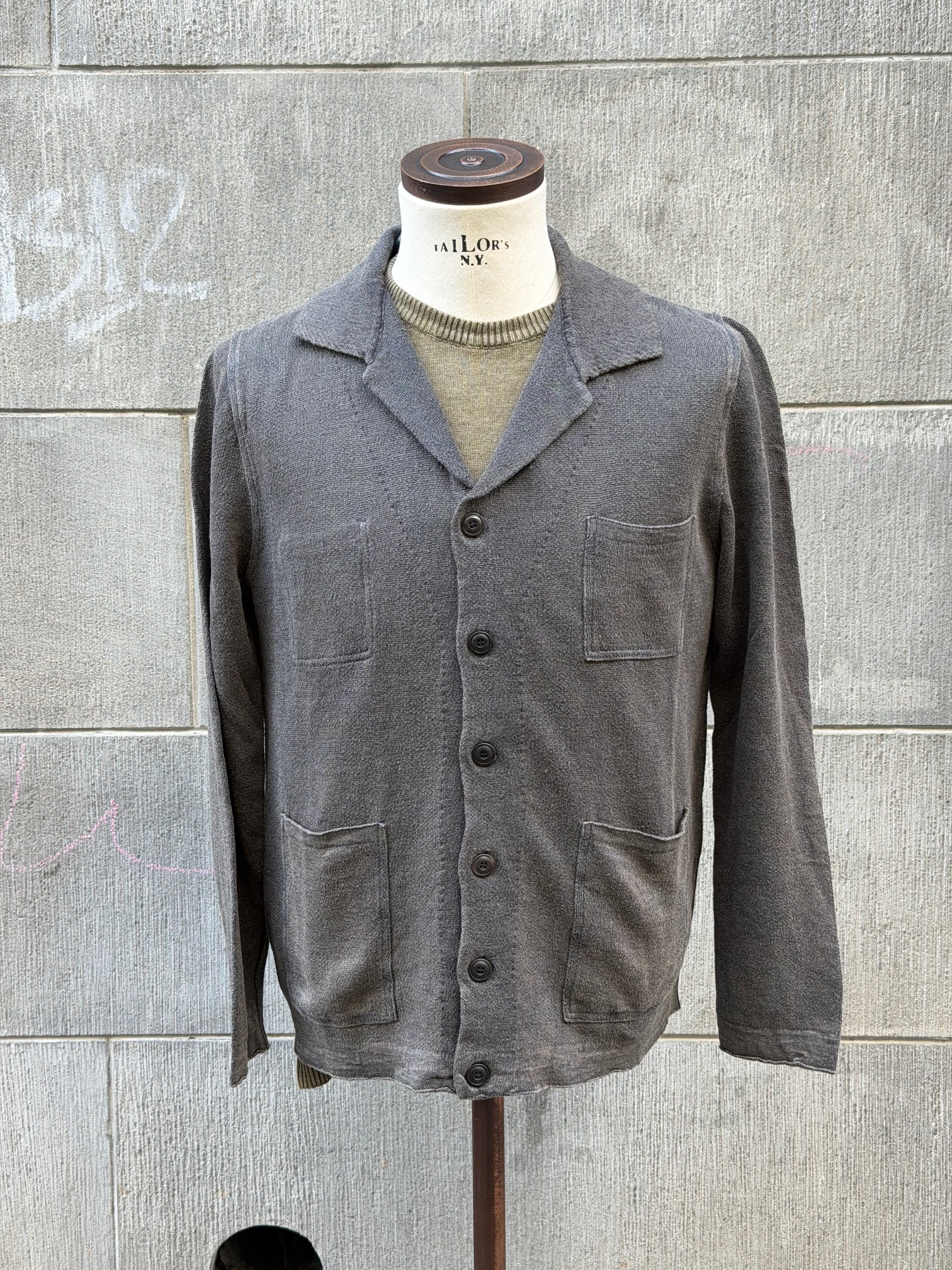 PL60 3 POCKET JACKET - CHARCOAL