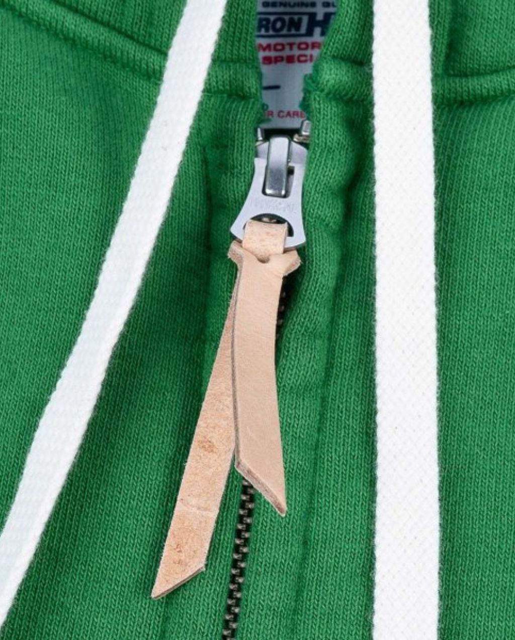 IHSW- 76L -Printed 14oz Ultra Heavyweight Loopwheel Cotton Zippered Hoodie - Green