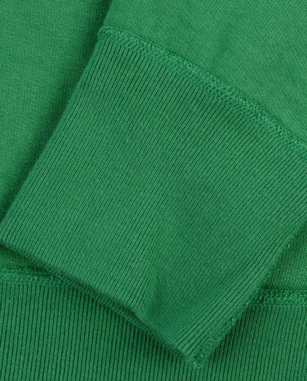 IHSW- 76L -Printed 14oz Ultra Heavyweight Loopwheel Cotton Zippered Hoodie - Green