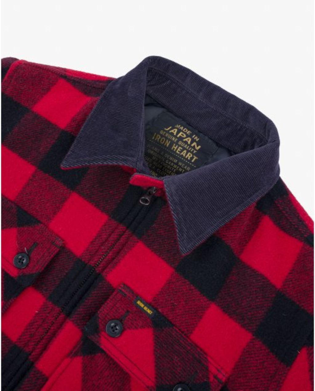 IHW-20- Buffalo Check Bush Jacket - Red