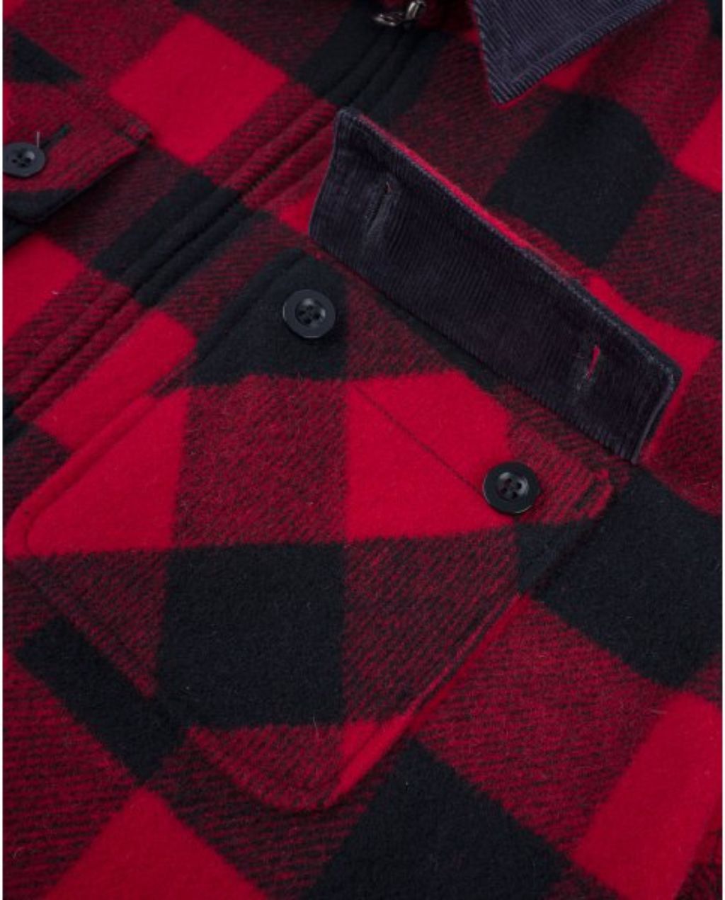 IHW-20- Buffalo Check Bush Jacket - Red