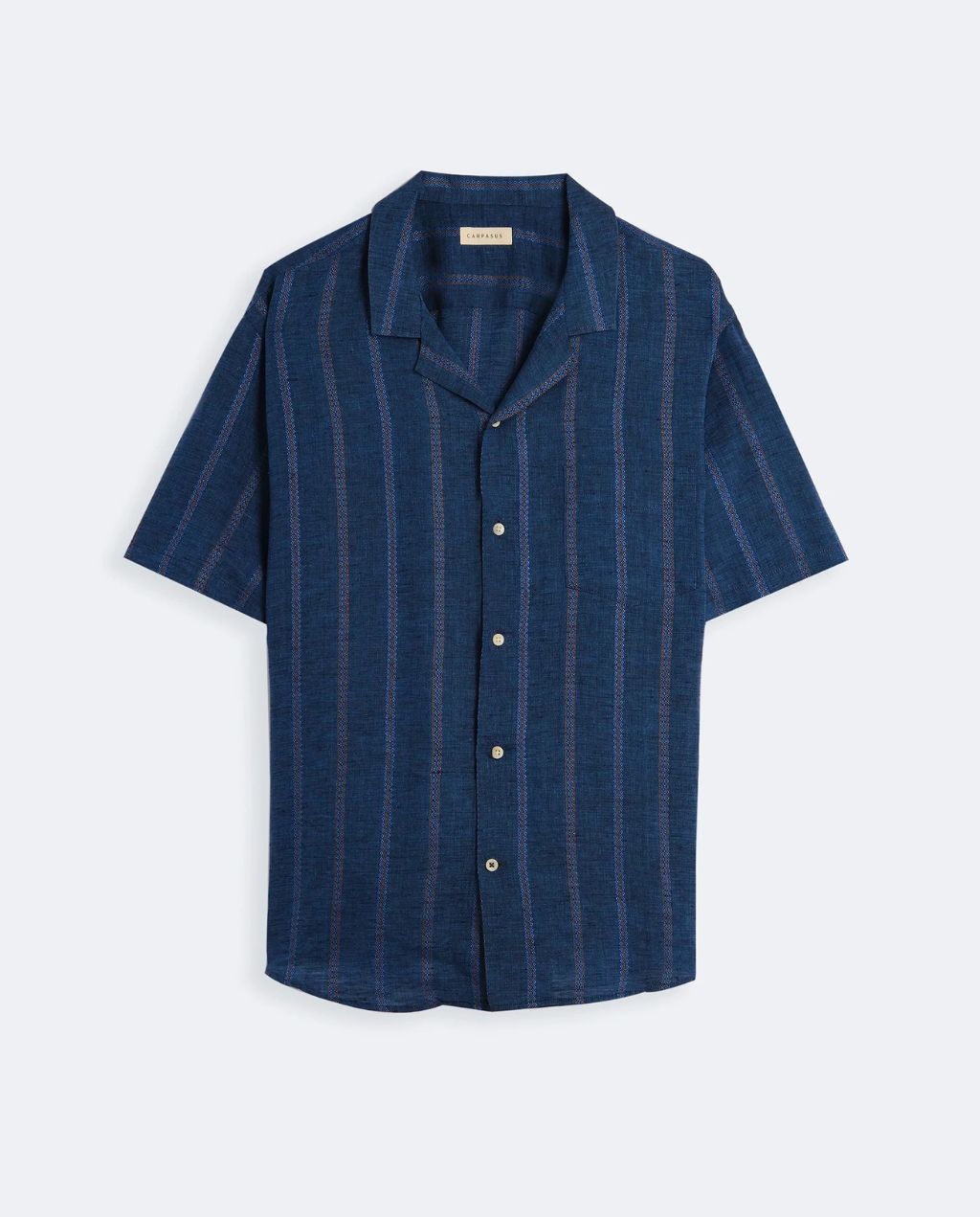 Linen Shirt Short Milano Saphir