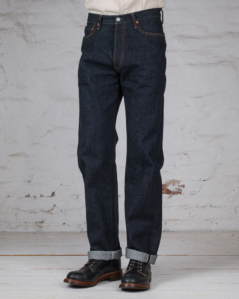 SD-101 Silm Straight Jeans, unsanforized, one wash