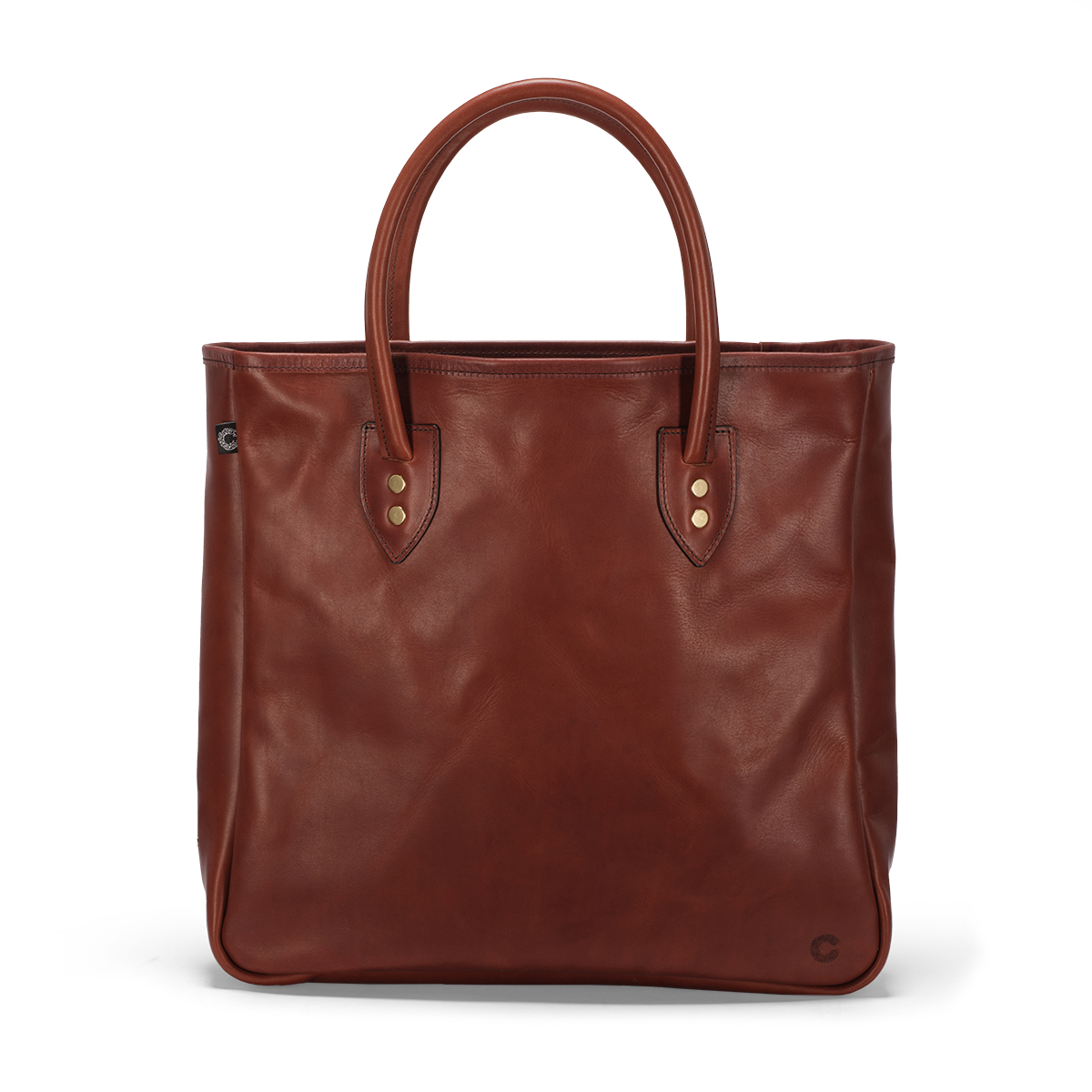 Tote Bag Vintage Leather Field - Port