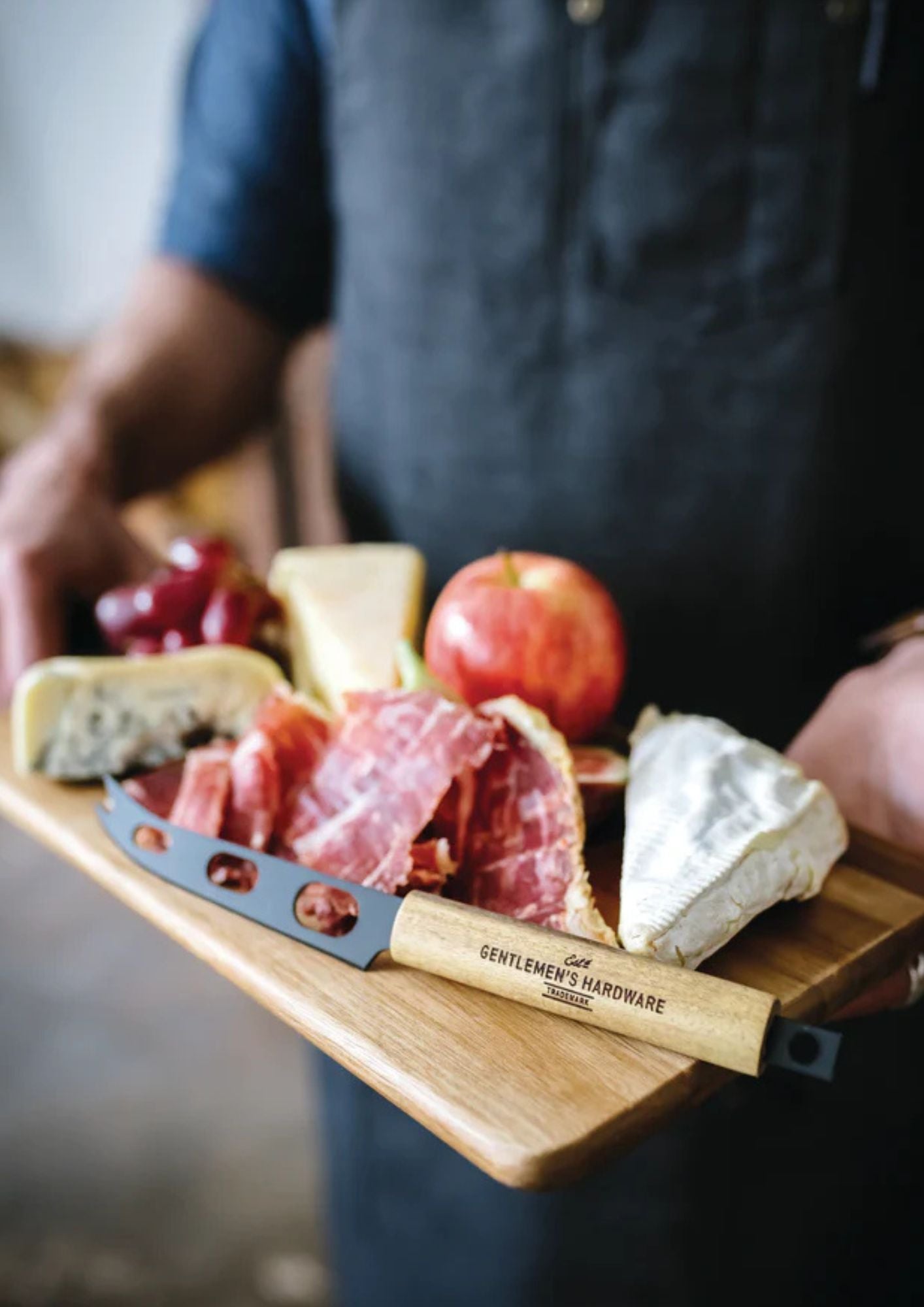 Cheese Board and Knife Set with Wine Opener #156