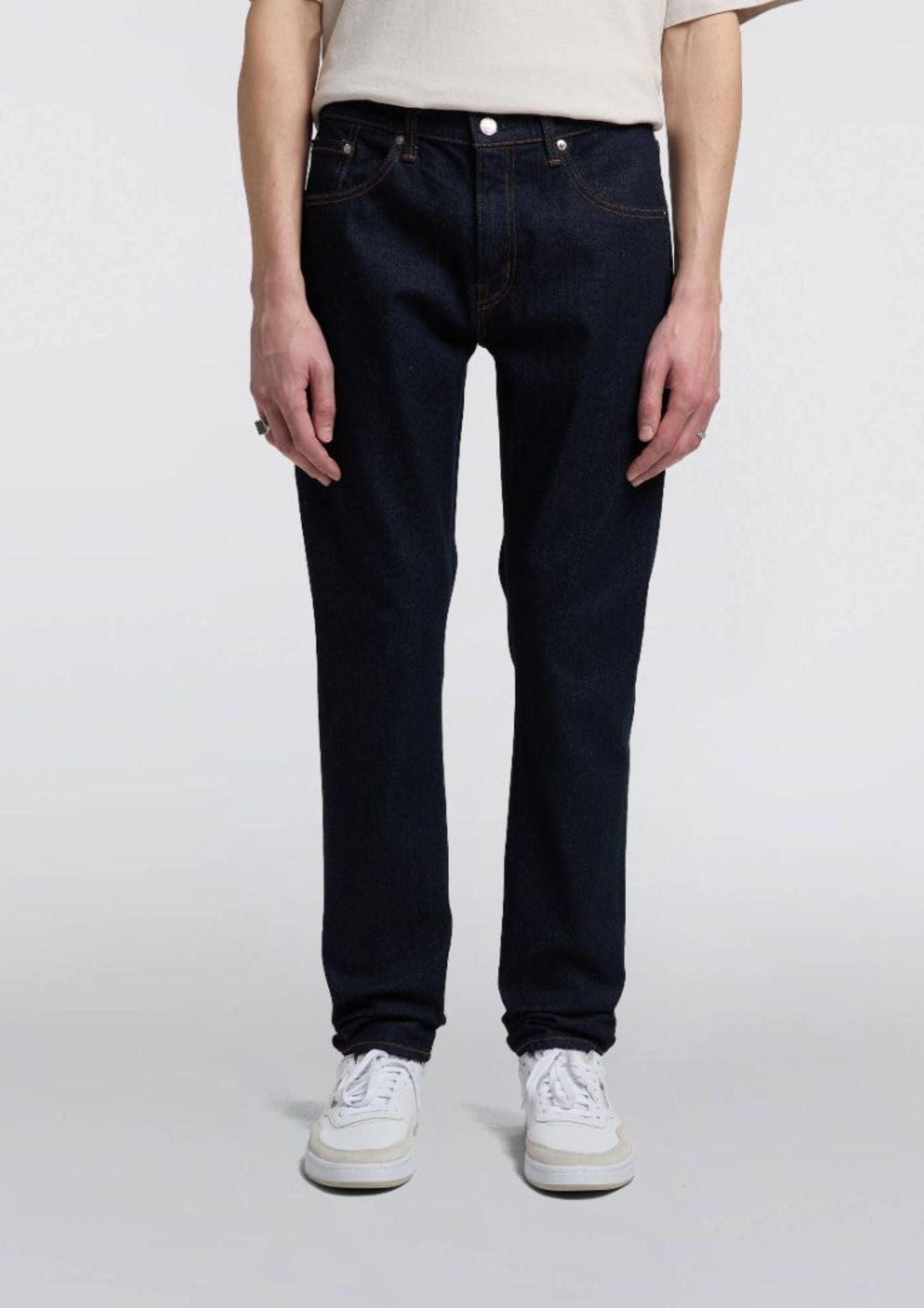 Slim Tapered Jeans Blue - rinsed