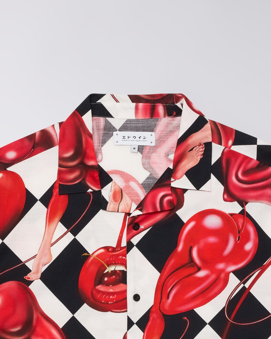 Miki Kim Cherry Shirt SS - Multicolor