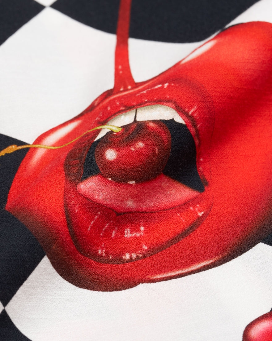 Miki Kim Cherry Shirt SS - Multicolor