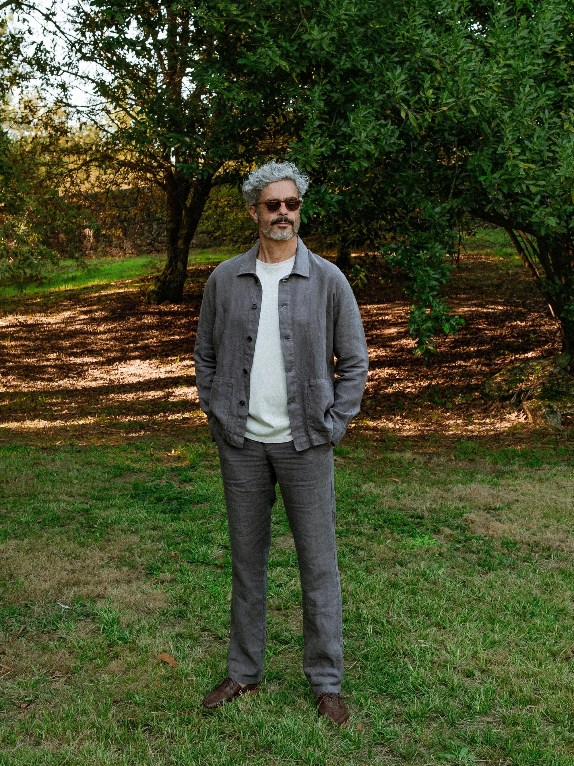 Trousers Linen Ilha Long - Taupe