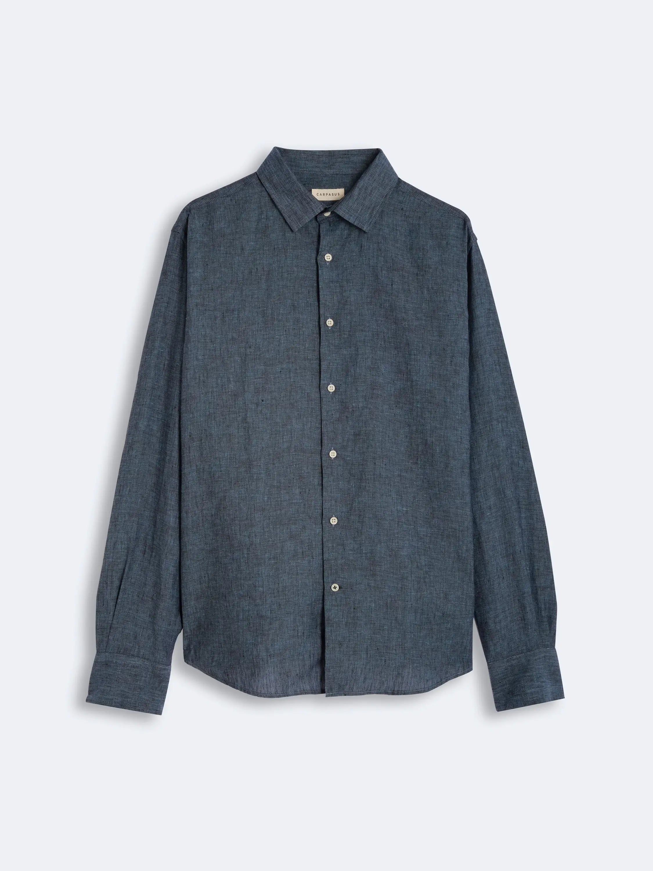 Shirt Linen Verzasca  Azur