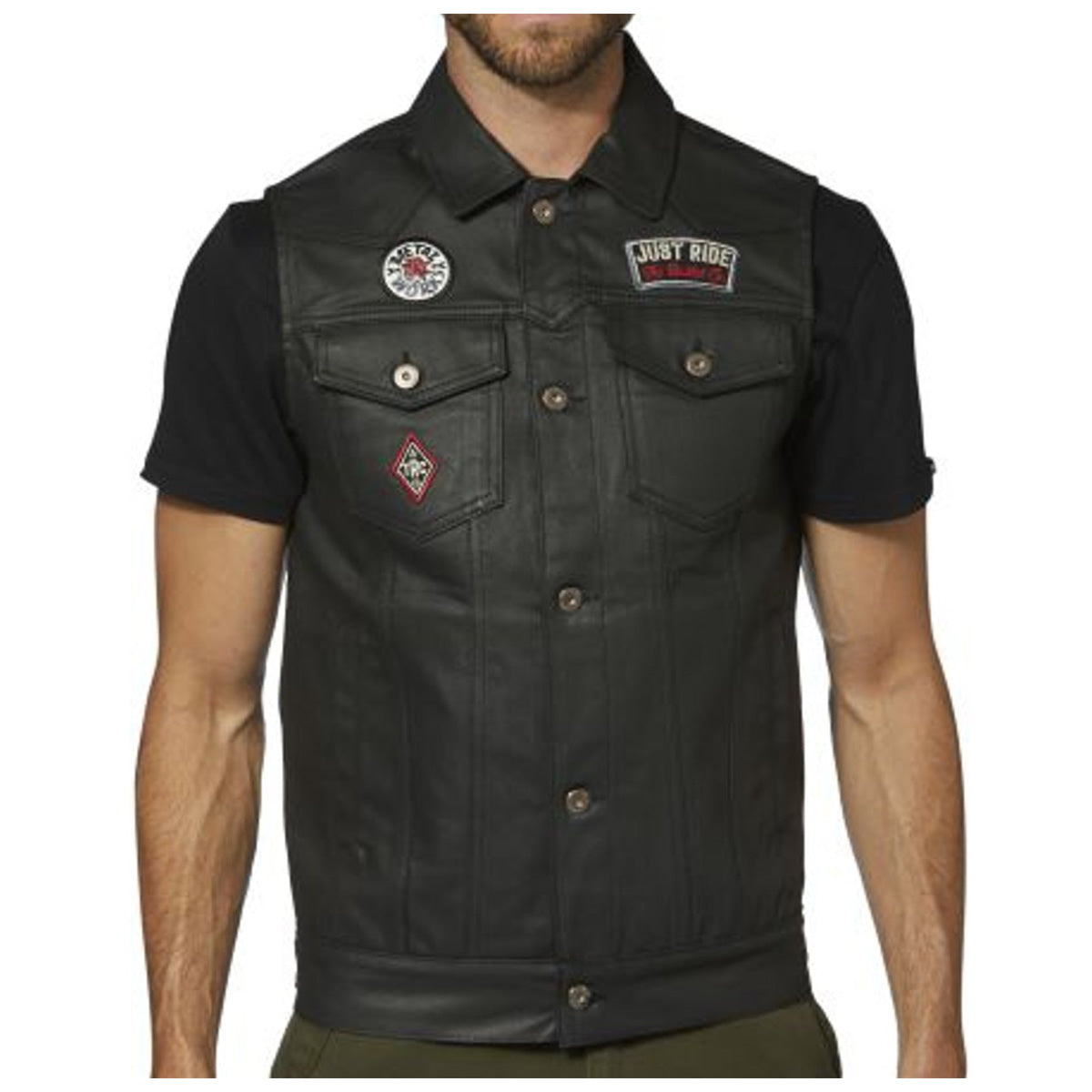 H-Gilets BLACK / BLACK / *