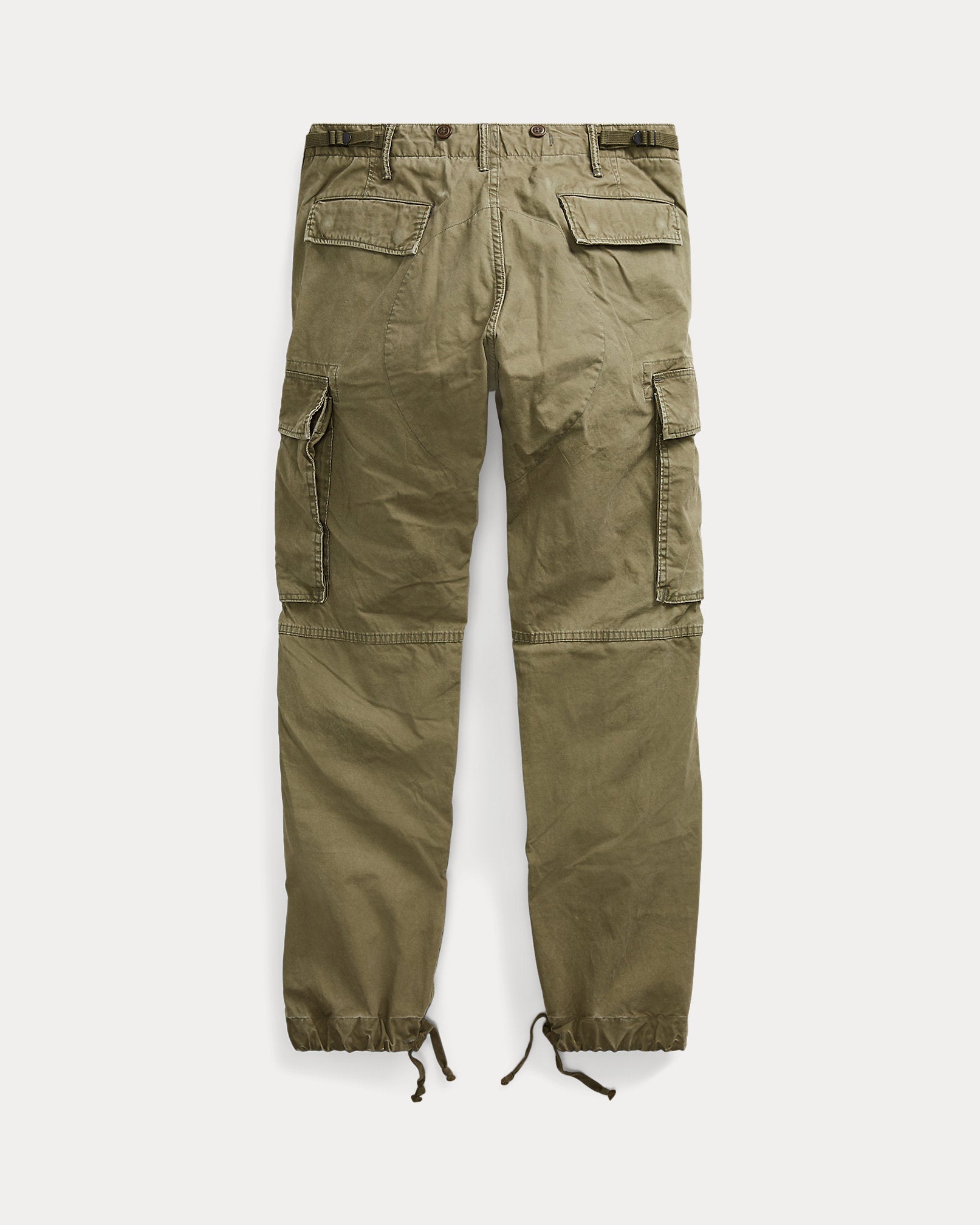 Popeline-Cargohose im Military-Look Dark Olive