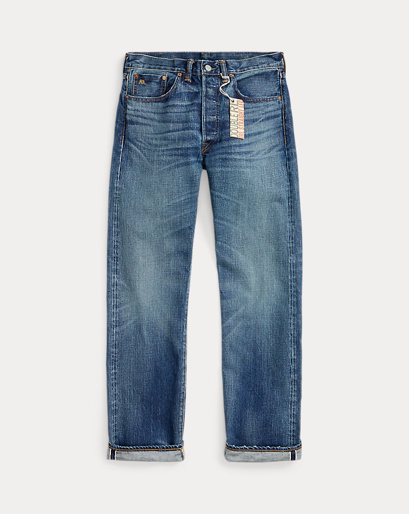 Straight Leg 5 Pocket Denim Blue