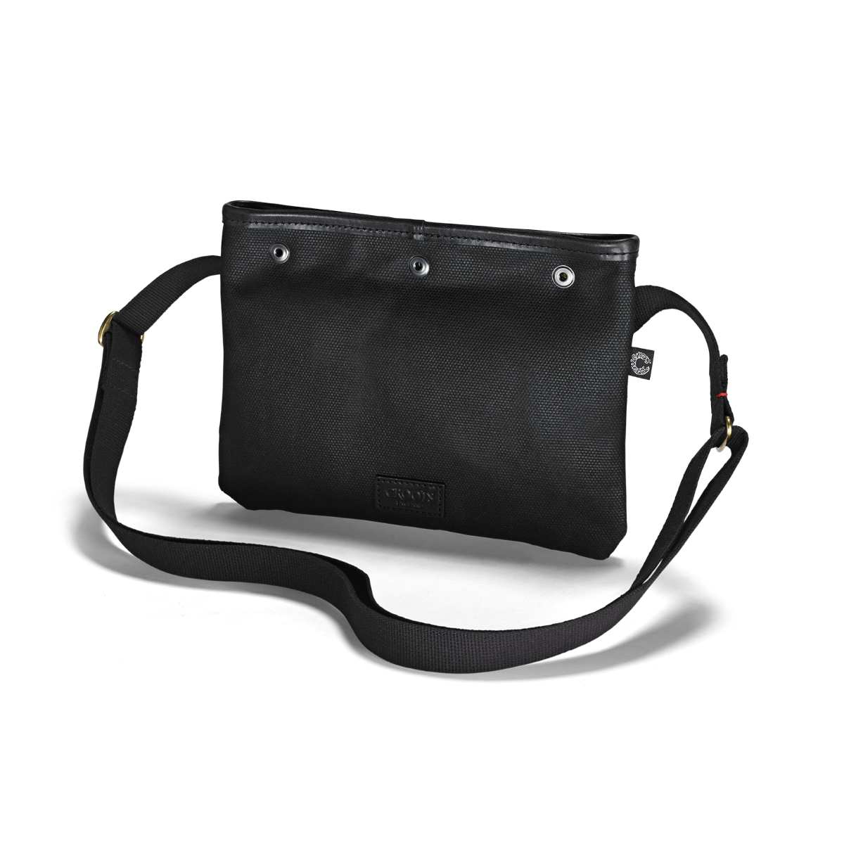 Vintage Canvas Sacocht Shoulder Bag - Black