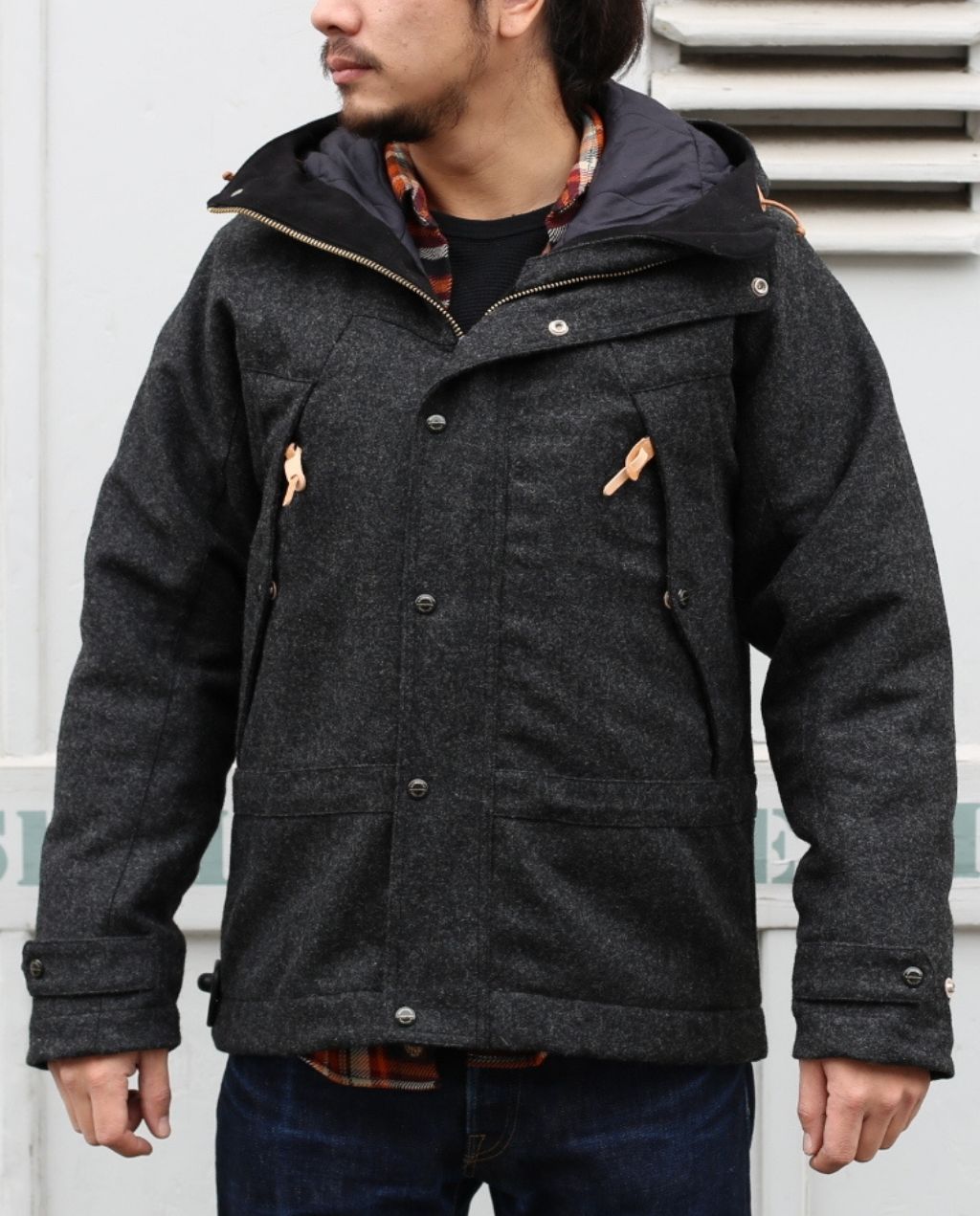 MOUNTAIN JACKET wool grey