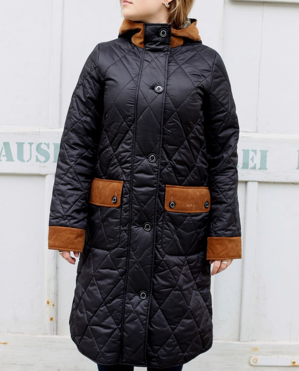 Barbour Steppjacke Mickley black