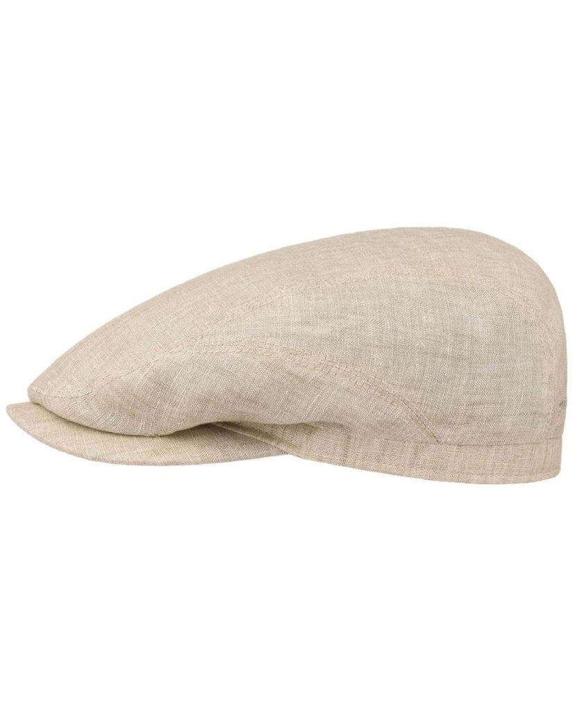 BELFAST LEINEN SPORTMÜTZE beige