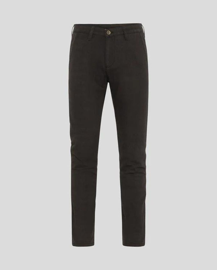 TWEED CHINO TAPERED 10442  slim dark grey