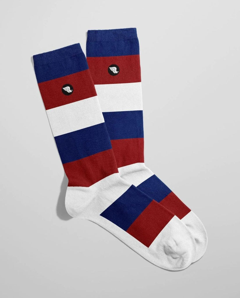 Stripes Socks blue
