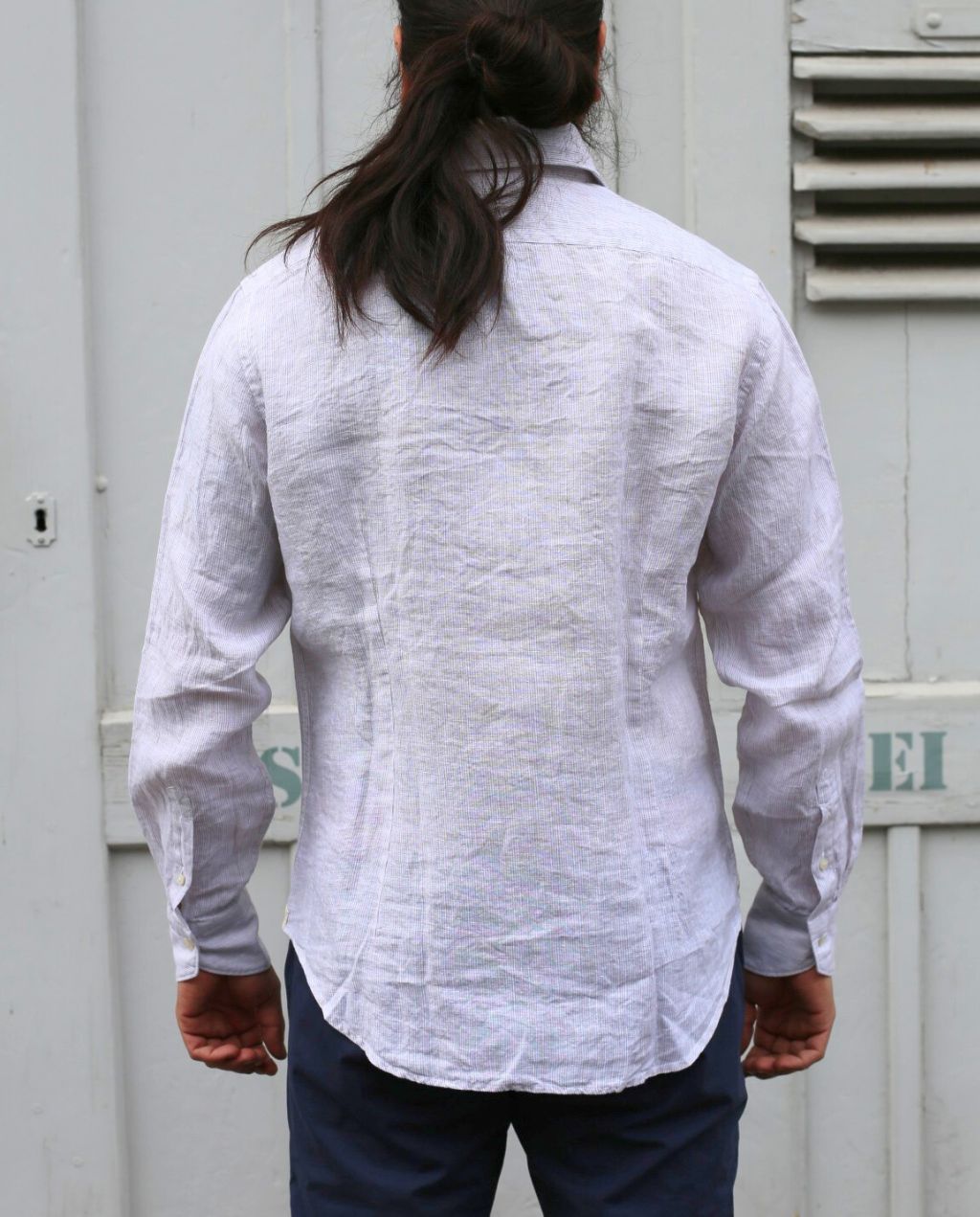 LINE SHIRT white stripe