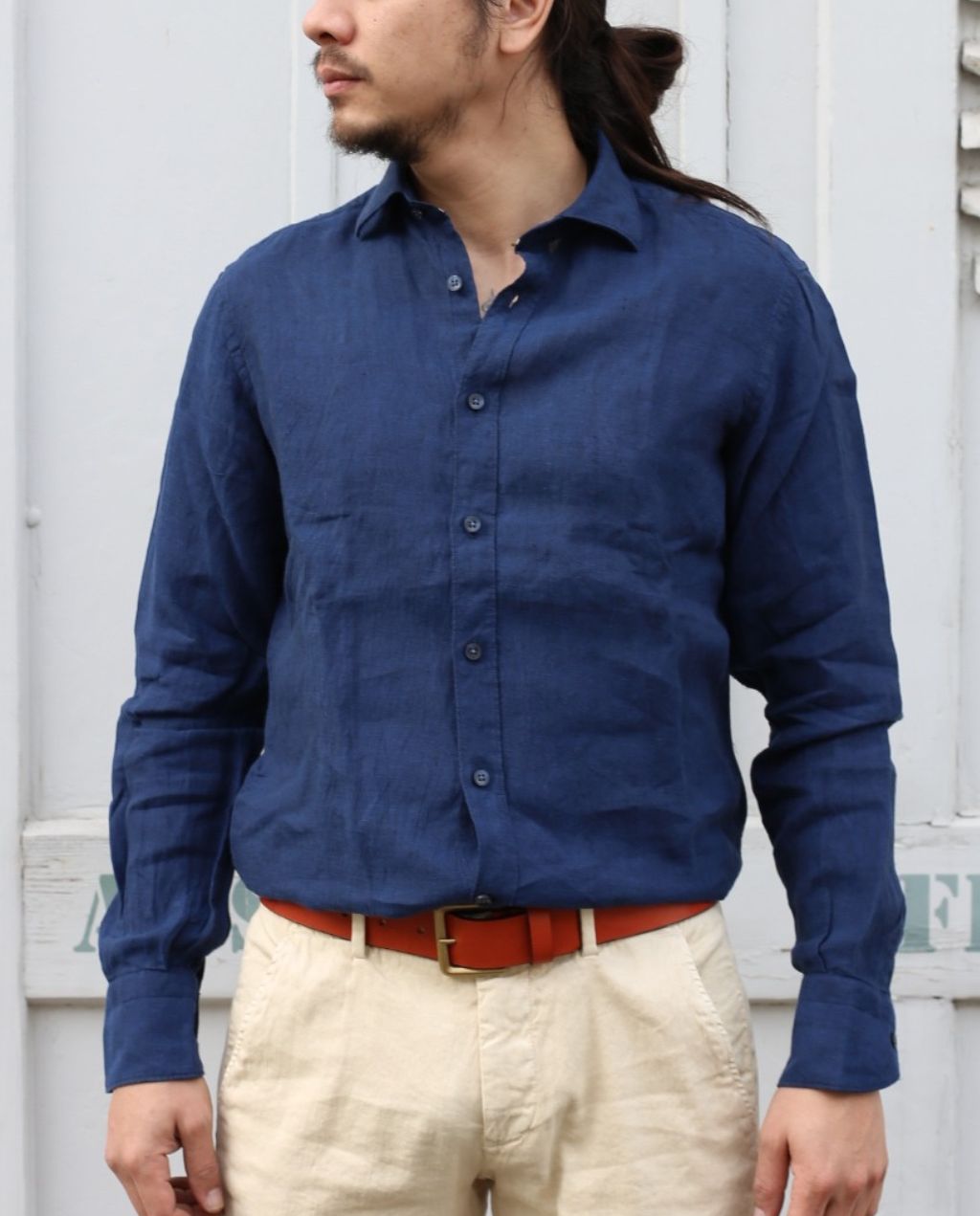 LINE SHIRT blue