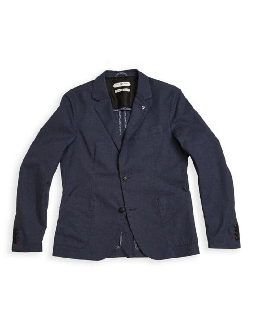 Leopardi Spin Blazer - Navy