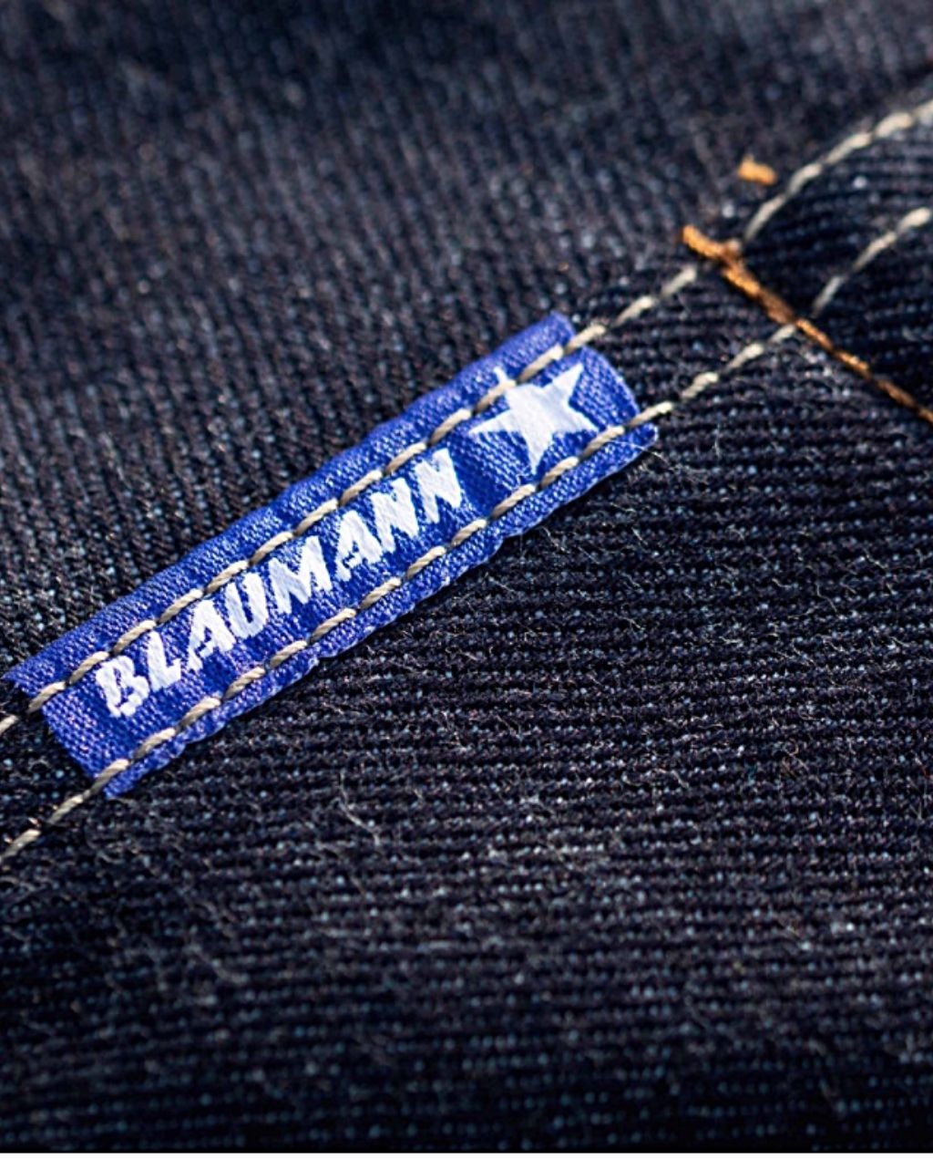 SCHMALER BLAUMANN deutscher Denim