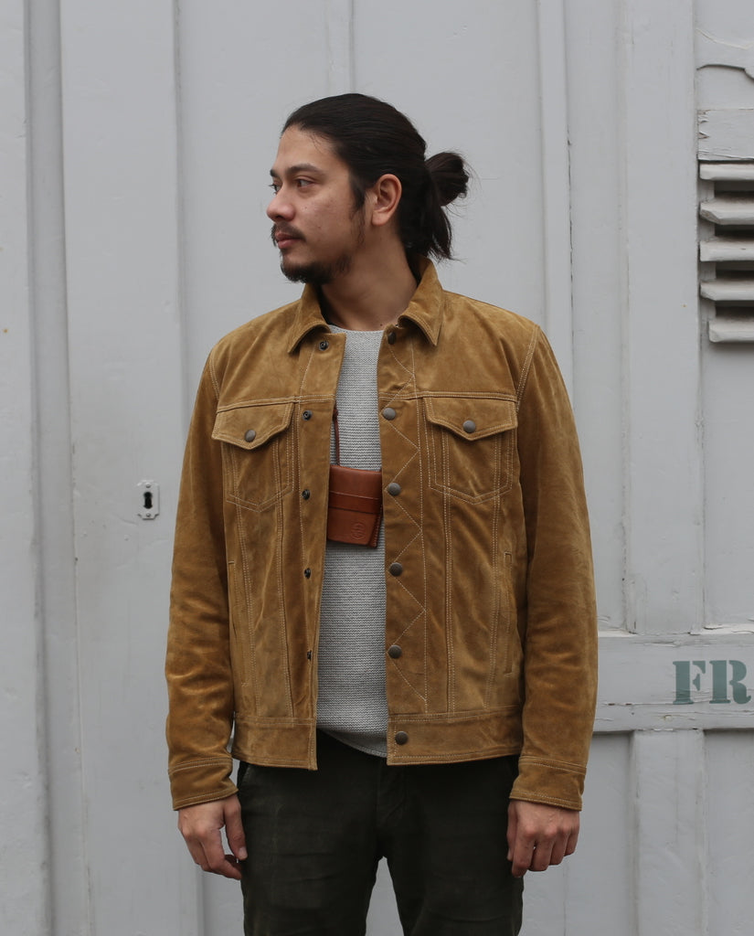 TRUCKER JACKET SUEDE