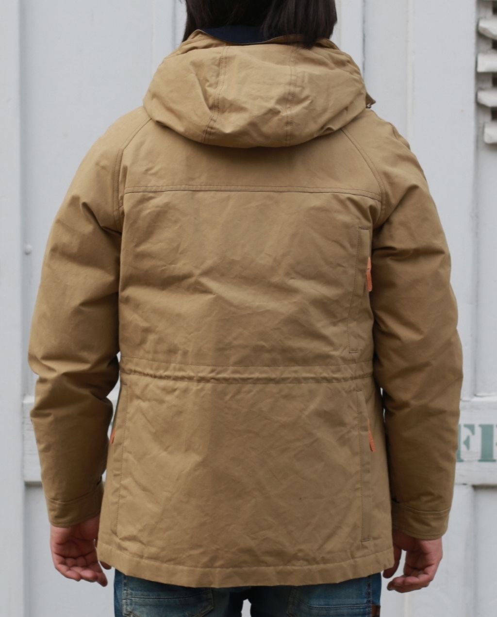 FISHERMAN DOWN PARKA dark tan