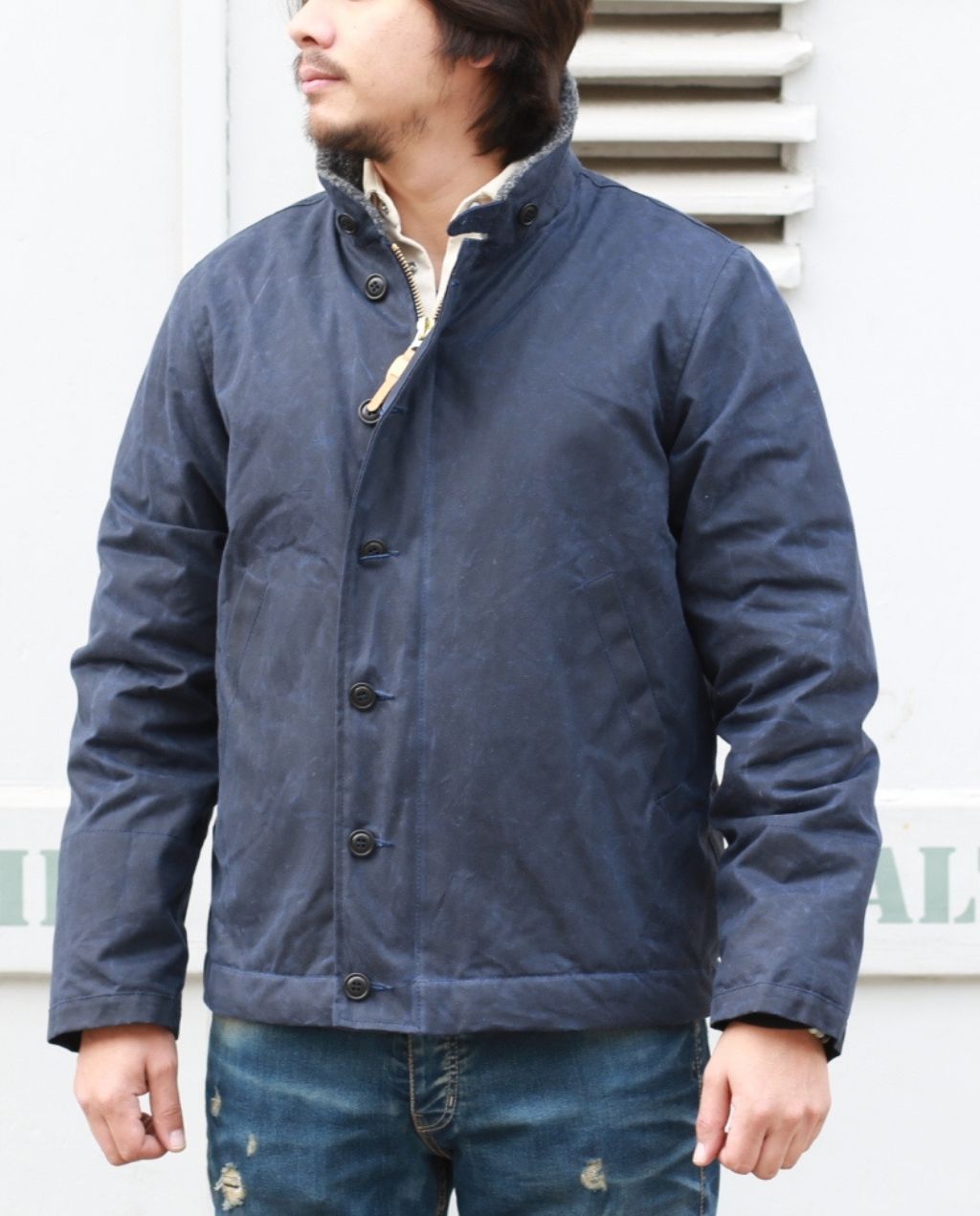 NEW DECK JACKET navy