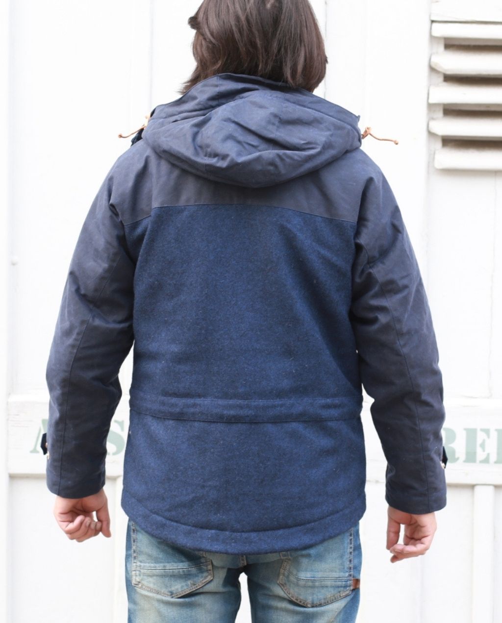 TWO TONE MOUNTAIN JACKET navy