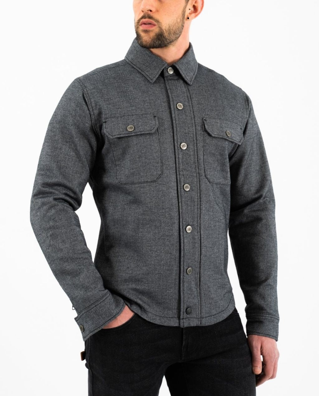 BOSTON RIDER SHIRT GREY 54663