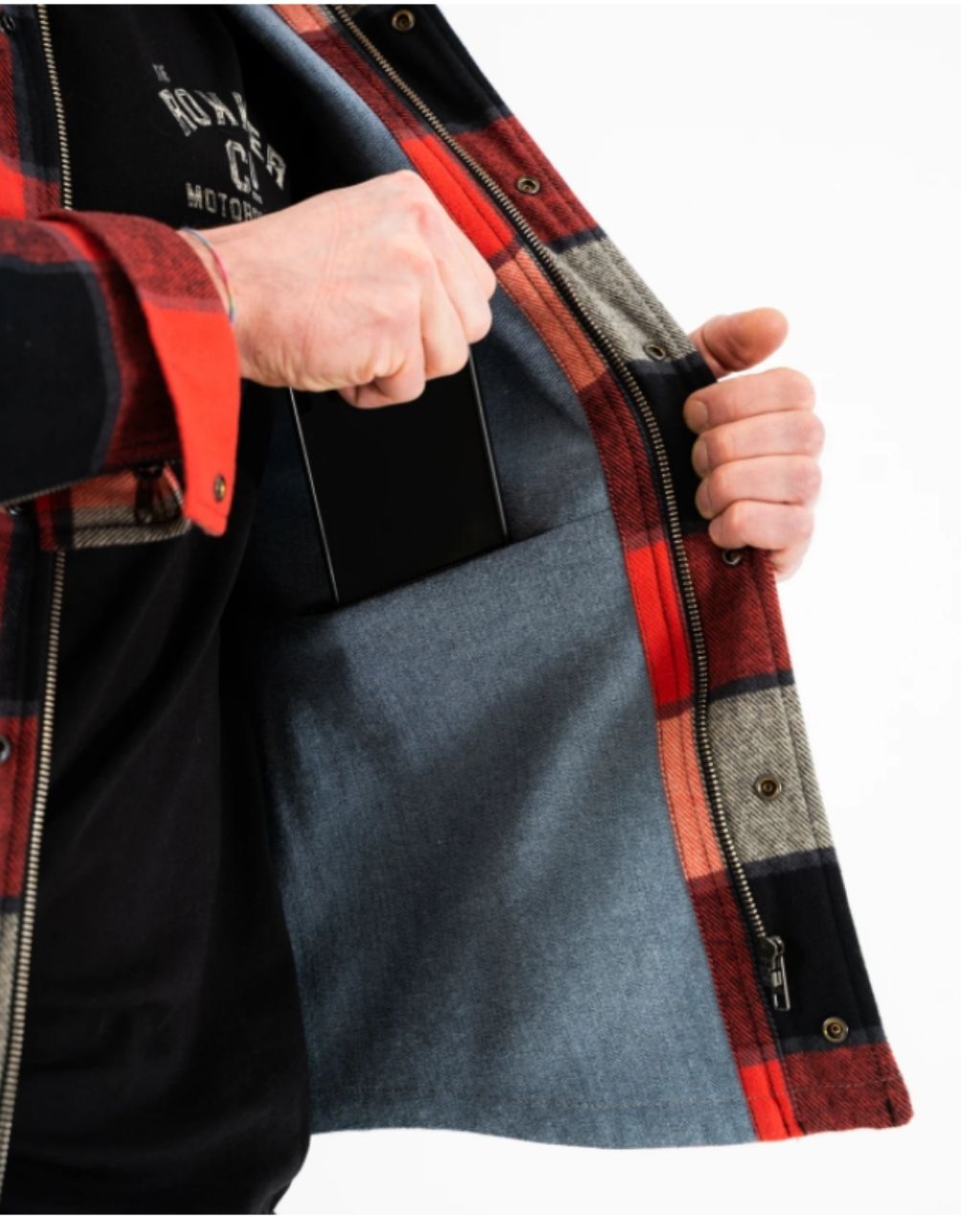 BOULDER RIDER SHIRT RED/BLK 54662