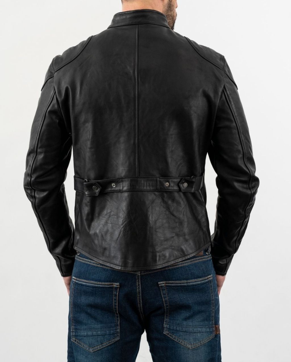 GOODWOOD LEATHER JACKET BLK