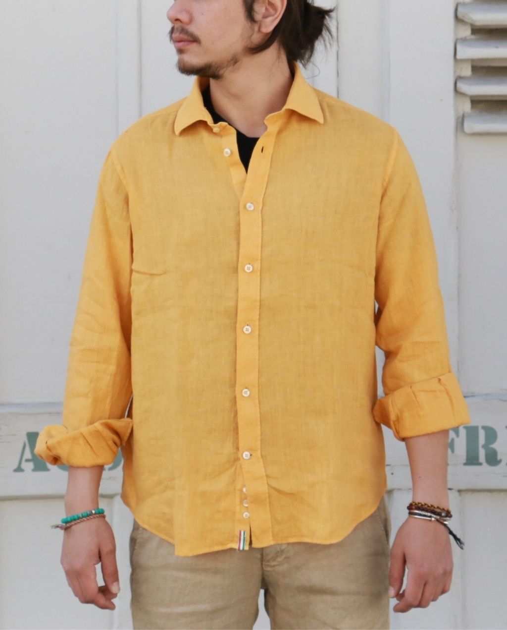 LINE SHIRT YELLOW