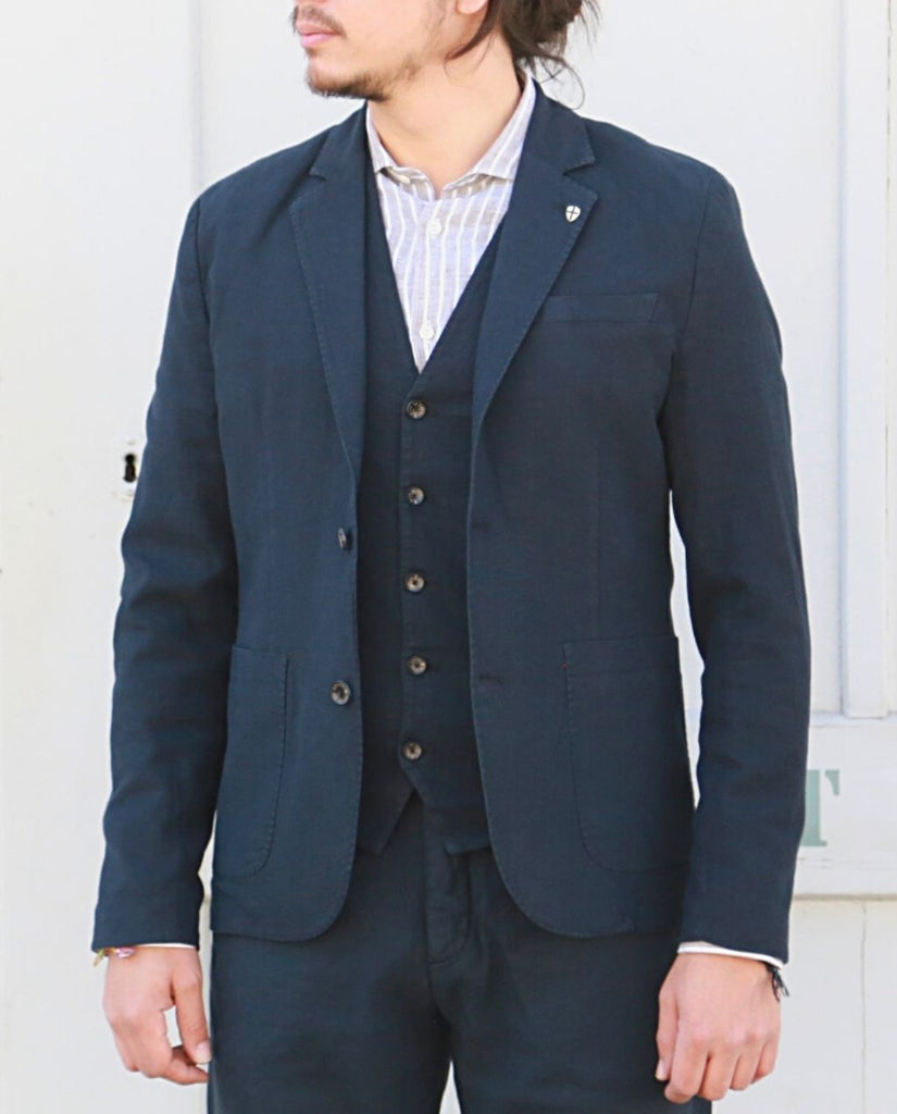 LEOPARDI GUSTO VESTON navy