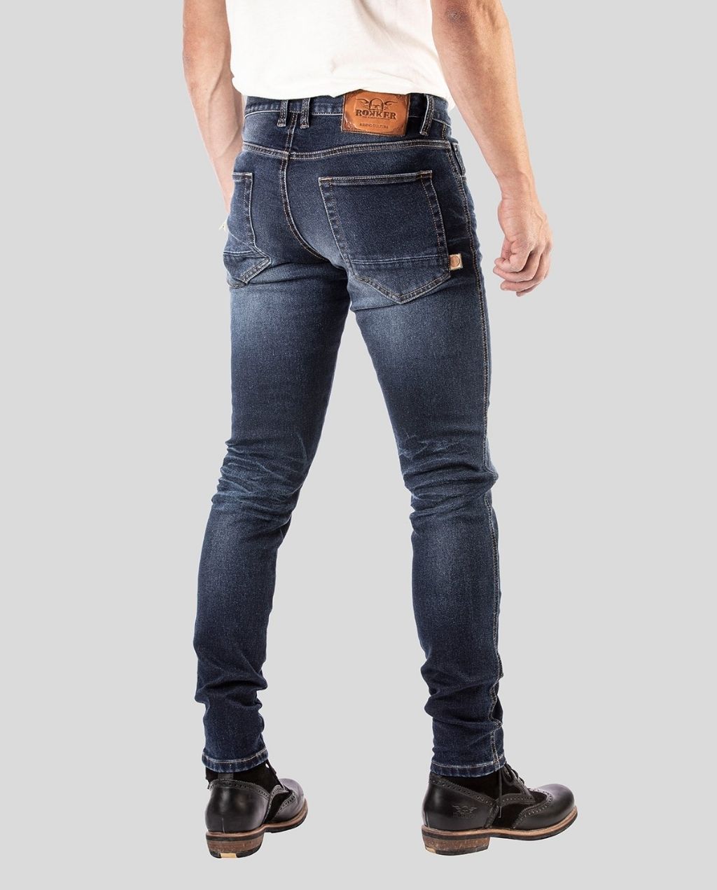 ROKKERTECH JENAS SLIM DARK BLUE 1068