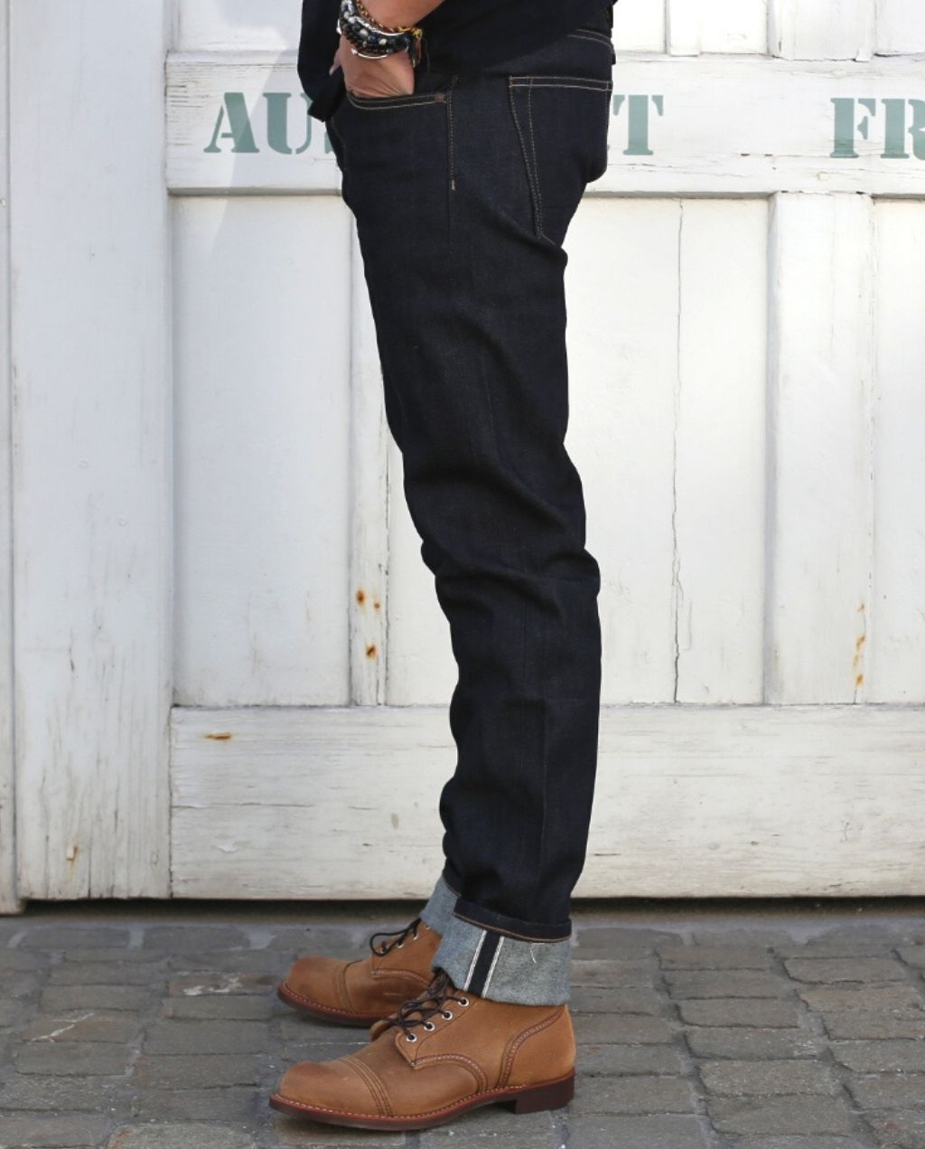 REDWOOD 13.5oz RAW slim tapered