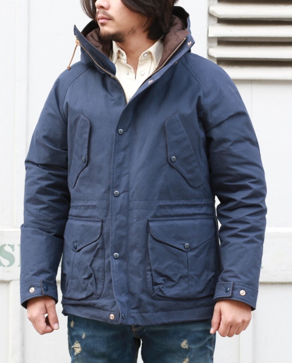 FISHERMAN PARKA navy